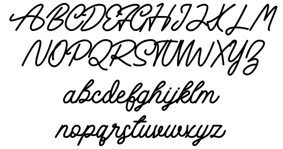 Rush Hourfont specimens