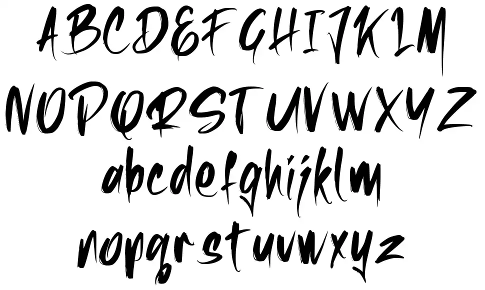 Rushfeelfont specimens