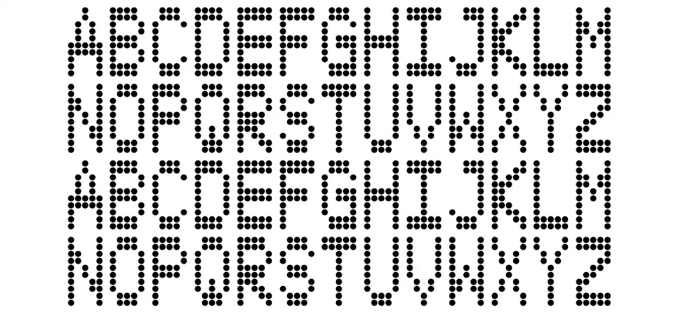 S4QUFXfont specimens