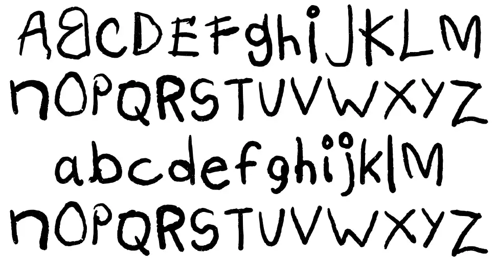 Sade Kidsfont specimens
