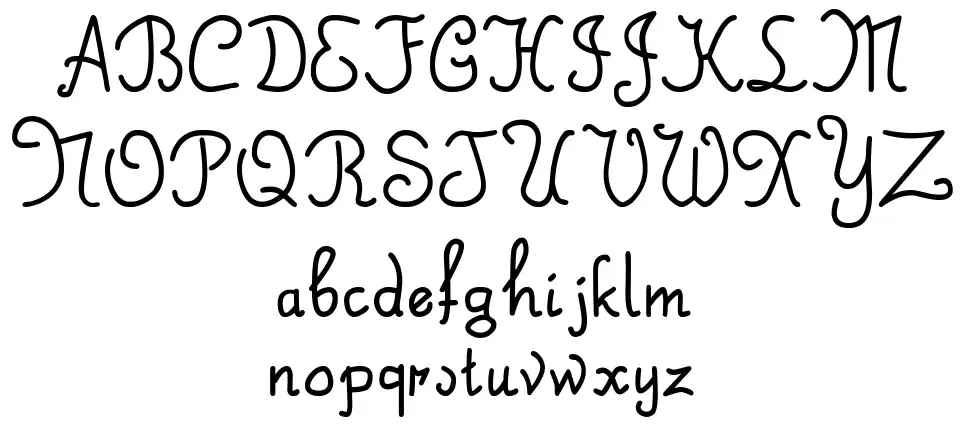 Saint Knick Knackfont specimens
