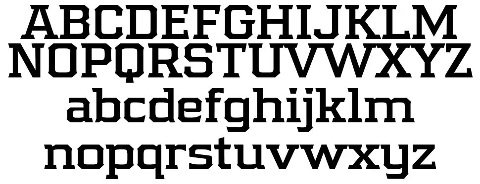 Samtomfont specimens