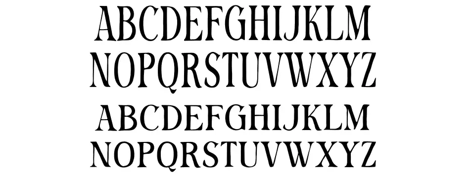 Sarasech Образец Sarasechfont specimens