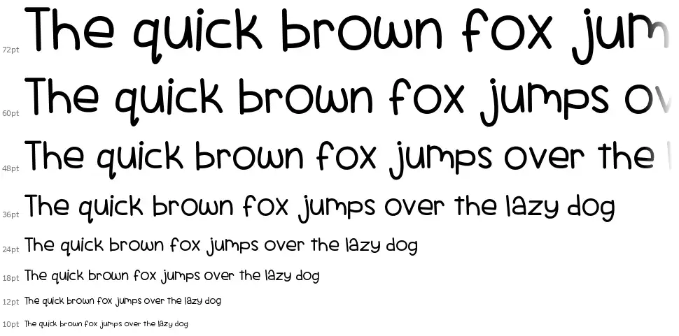 Scrambled Tofufont waterfall