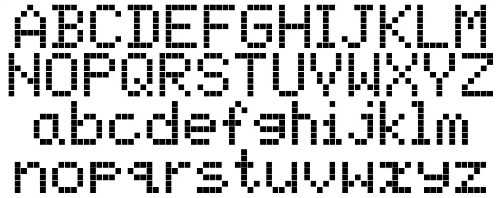 Screen Matrixfont specimens
