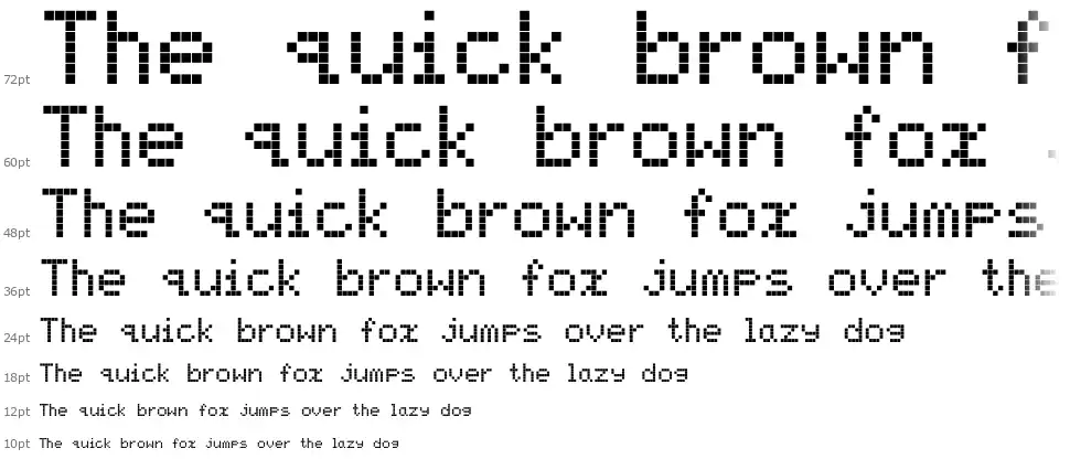 Screen Matrixfont waterfall