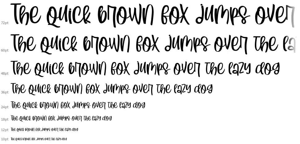 Scriptedfont waterfall