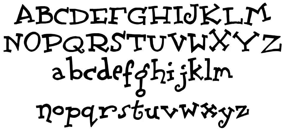 Scrubadoofont specimens