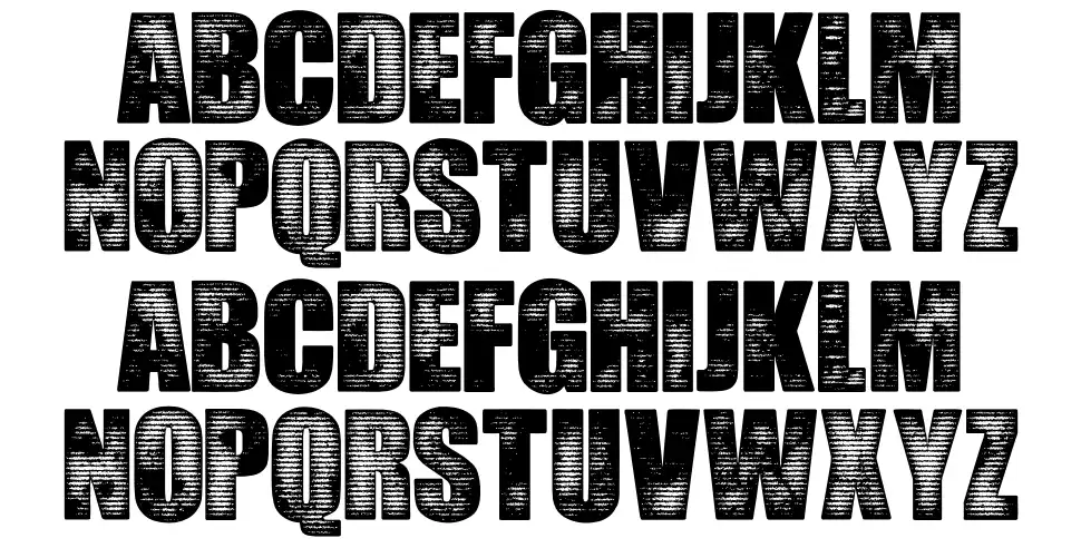 Seedy Motelfont specimens