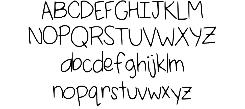 Selenas Handwritingfont specimens
