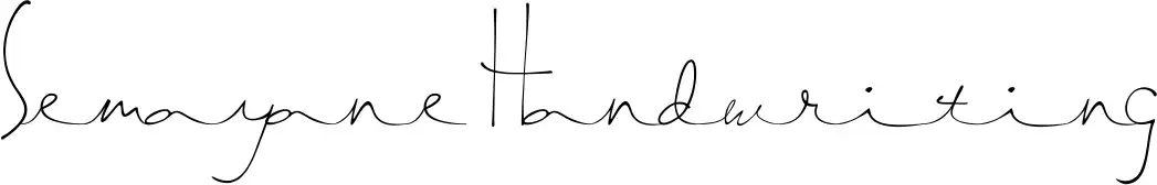 Semayane Handwriting