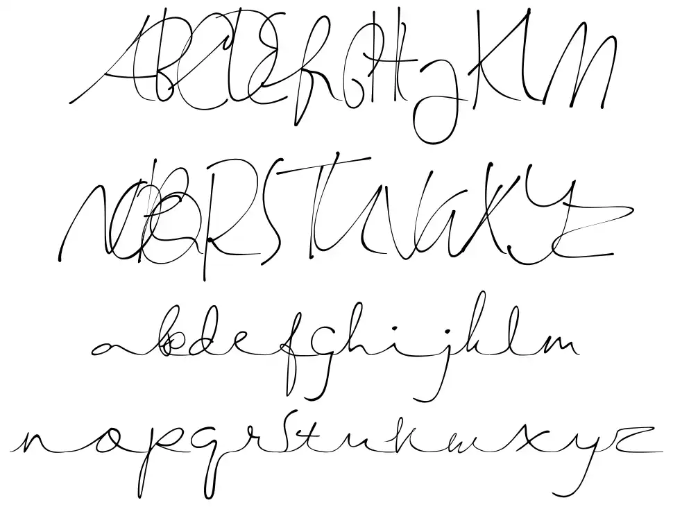 Semayane Handwritingfont specimens