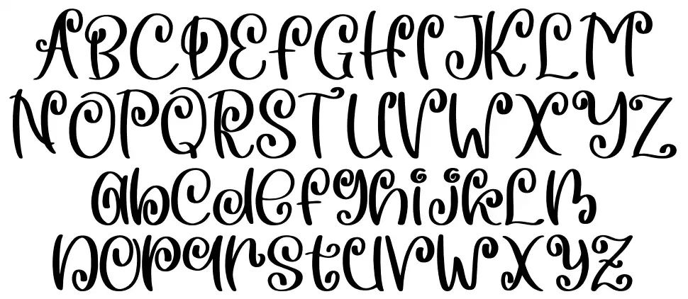 Sepia Lovefont specimens