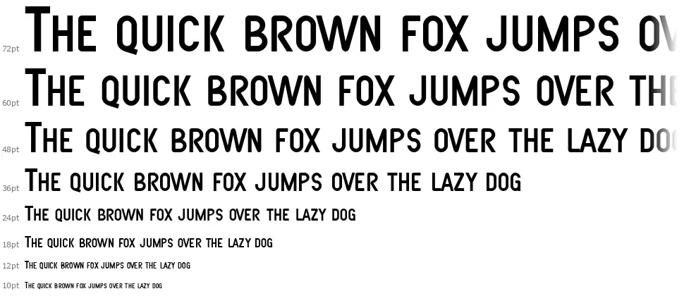 SF Atarian Systemfont waterfall