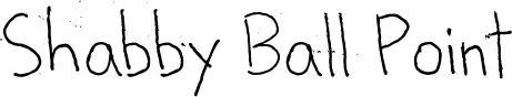 Shabby Ball Point