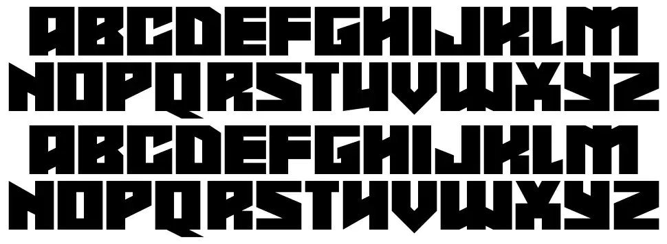 Shadowkingzfont specimens