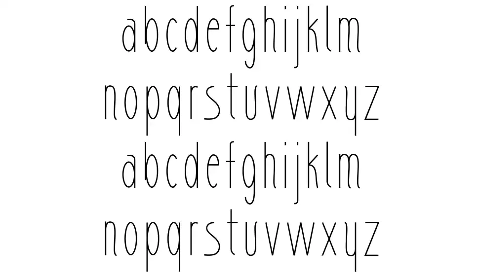 Sharikfont specimens