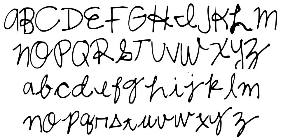 Shelby Cursivefont specimens
