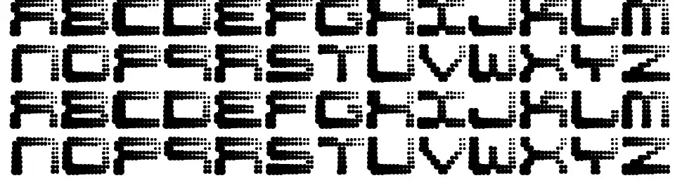 Shiftfont specimens
