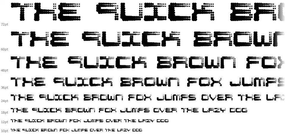 Shiftfont waterfall