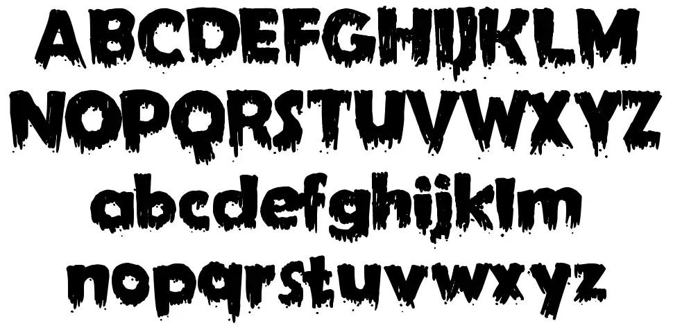 Shocktoberfont specimens