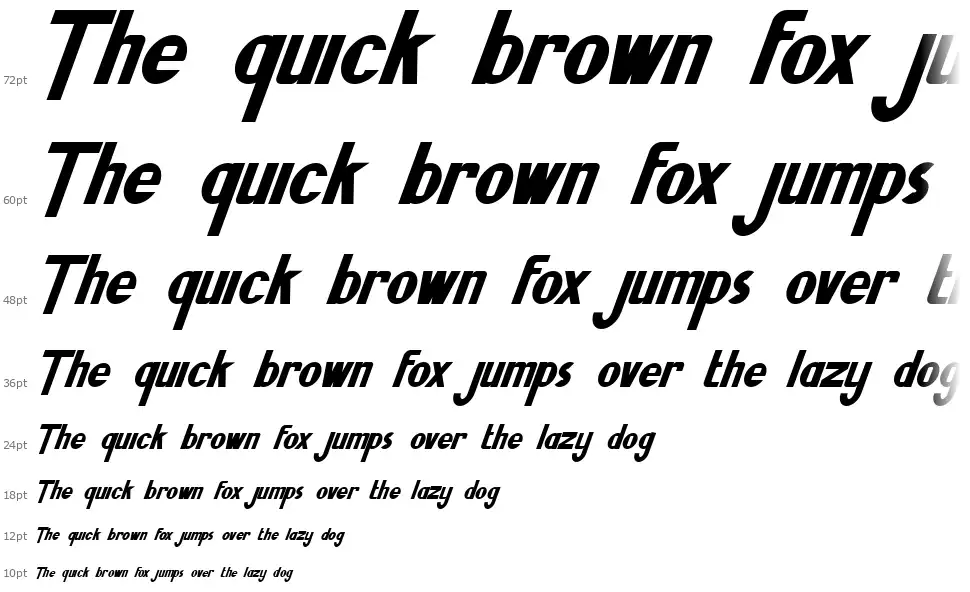 Shutter Speedfont waterfall