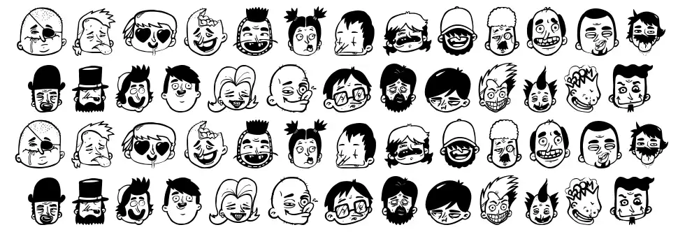 Sick Crewfont specimens