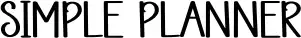 Simple Planner