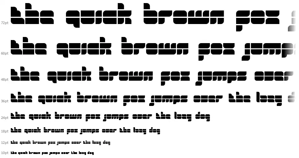 Simplicityfont waterfall