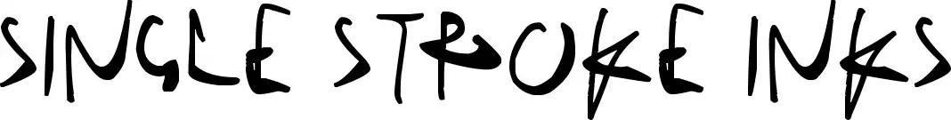 Single Stroke Inks
