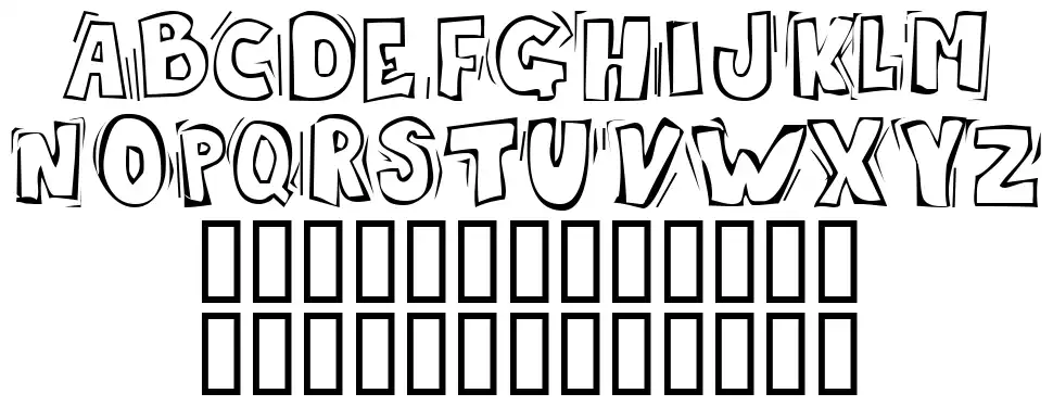 Skrotfontfont specimens