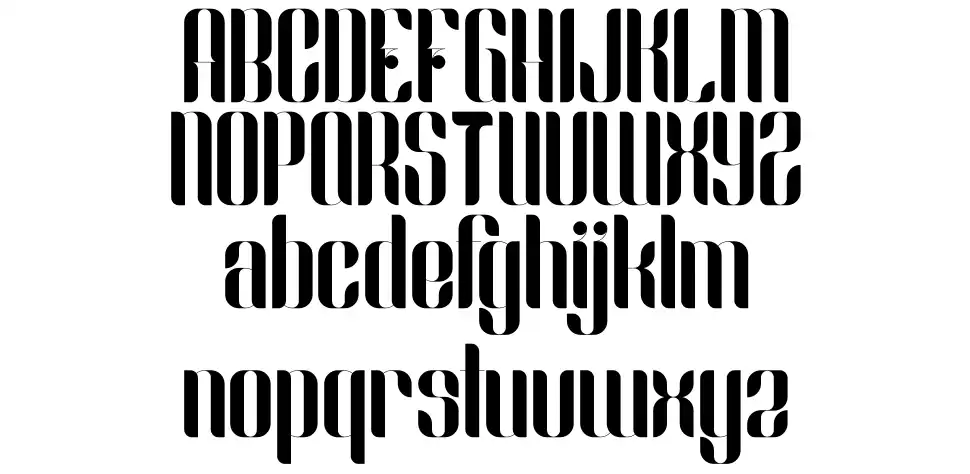 Slangfont specimens