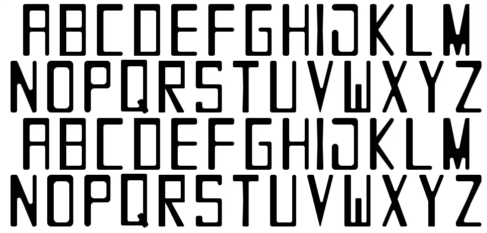 Slim Down Roundfont specimens