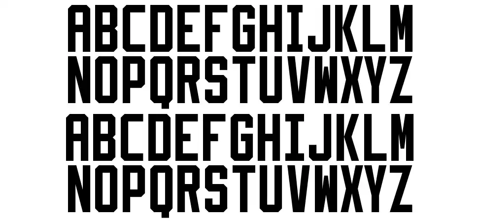SlimFitfont specimens