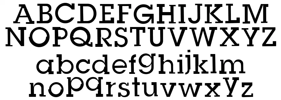 Slug Bugfont specimens