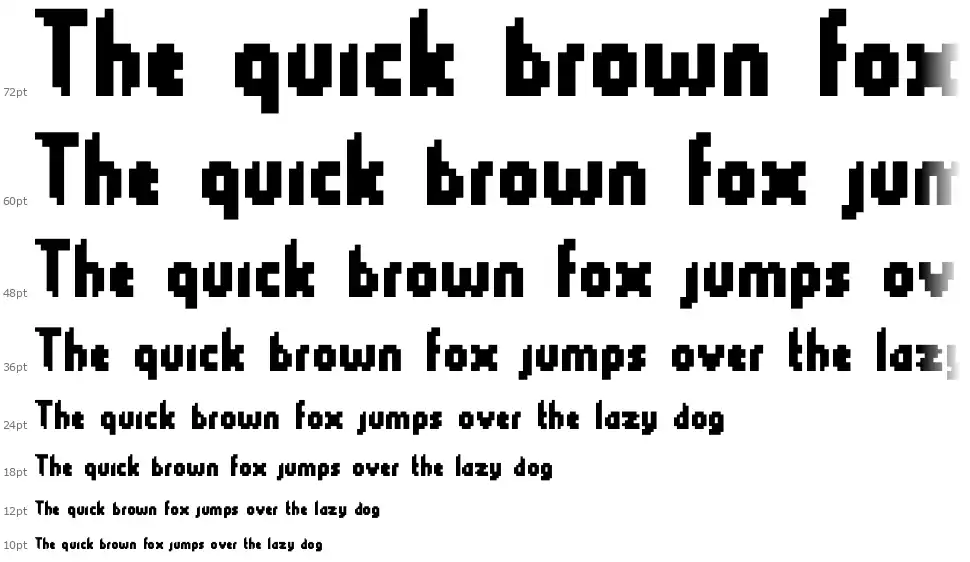 Smacky Formulafont waterfall