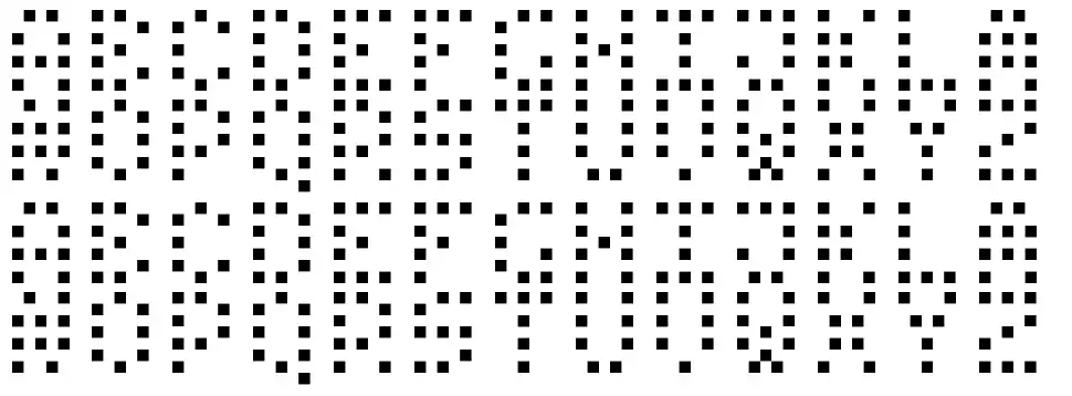 Small Dot Digital-7font specimens