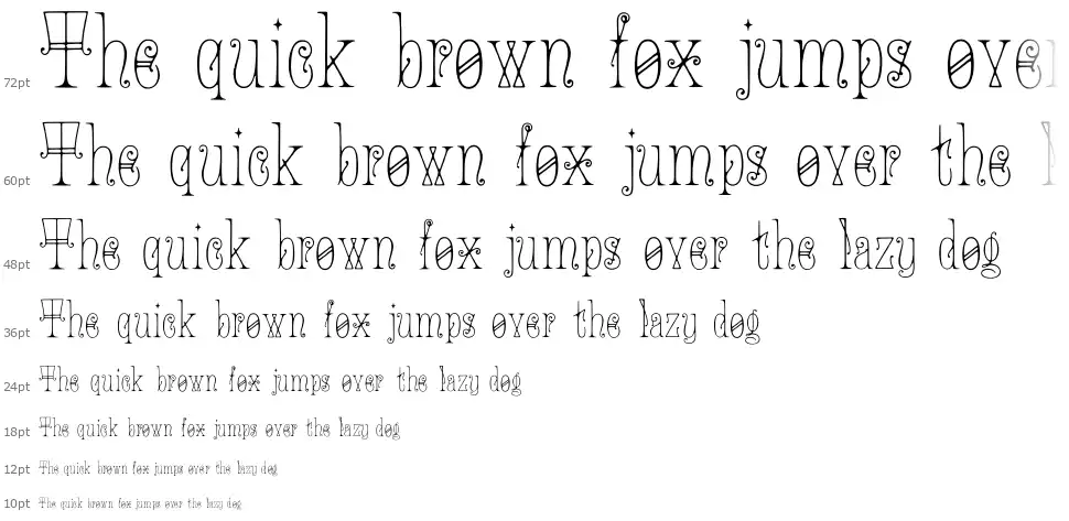 Solo's Heather Lightfacefont waterfall