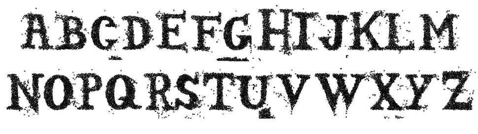 Sopa de letras Mediumfont specimens