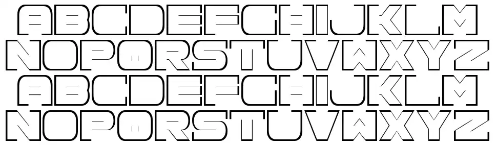 Spac3 neonfont specimens