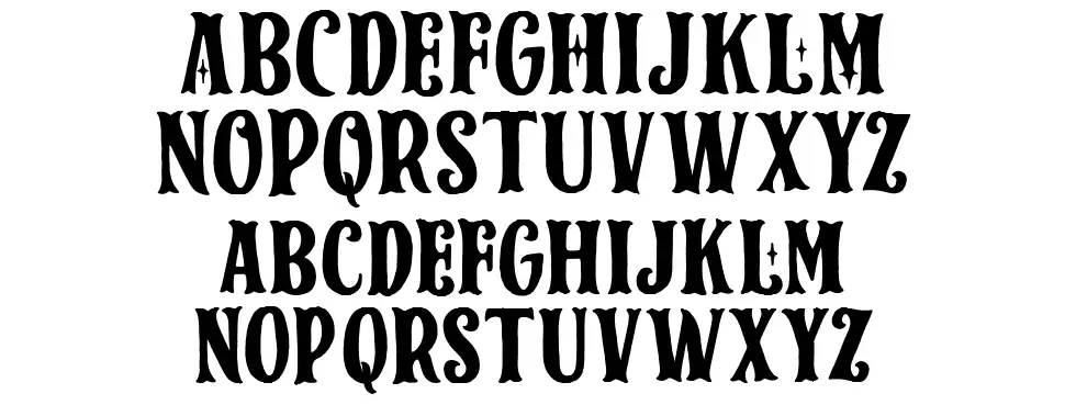 Spark Plugfont specimens