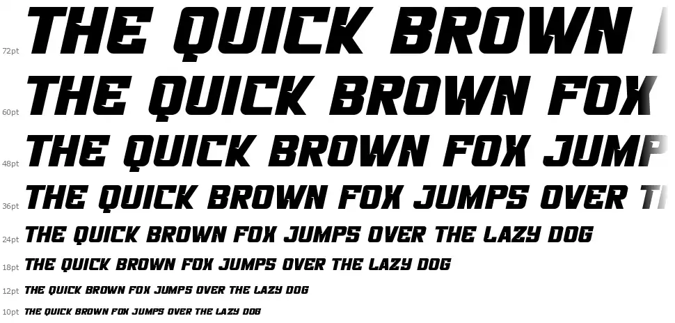 Speed Demonfont waterfall