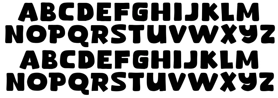 Spicy Curryfont specimens
