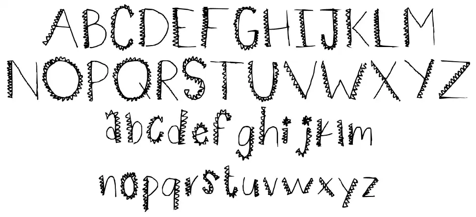 Spiiikeyfont specimens