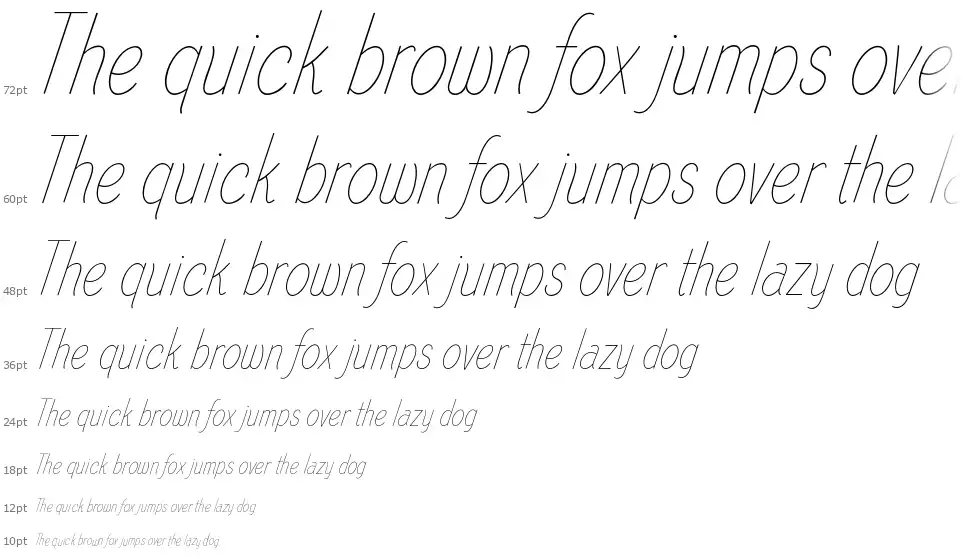 Spindle Refinedfont waterfall