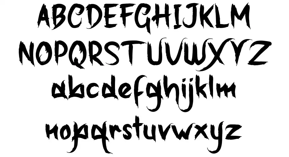 Spooky Ghosterfont specimens