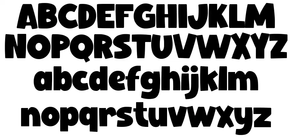 Spunkyfont specimens
