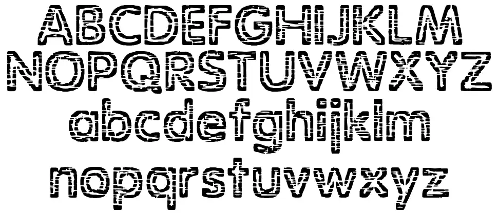 Stagnation BRKfont specimens