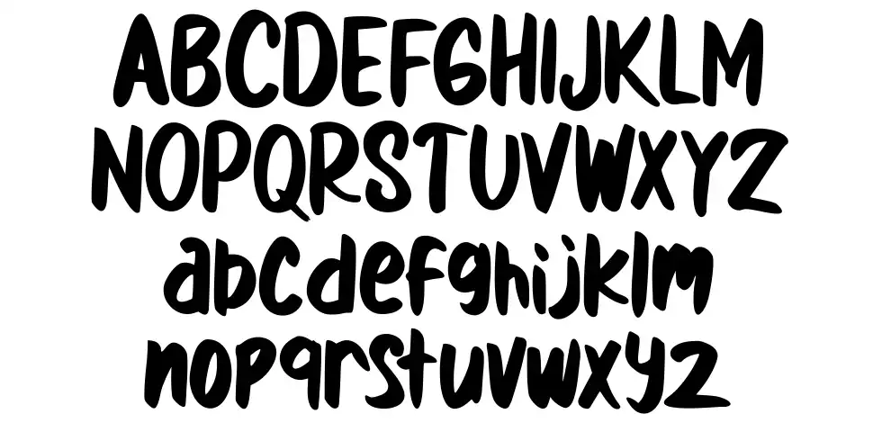 Stand Outfont specimens