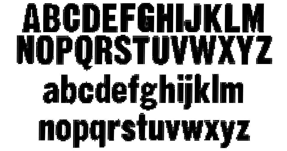 Static Age Fine Tuningfont specimens
